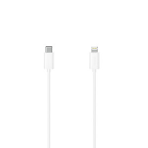 Hama Cable USB-C para iPhone / iPad de Apple con conector Lightning, USB 2.0, 1.5 m, blanco
