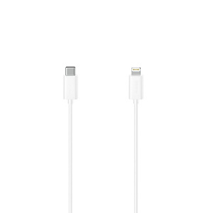Hama Cable USB-C para iPhone / iPad de Apple con conector Lightning, USB 2.0, 1.5 m, blanco Hama Cable USB-C para iPhone / iPad de Apple con conector Lightning, USB 2.0, 1.5 m, blanco