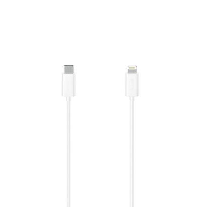 desmayarse aprender marca Hama Cable USB-C para iPhone / iPad de Apple con conector Lightning, USB  2.0, 1.5 m, blanco - Cables&nbsp;Kalamazoo