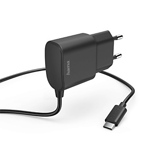 Hama Cargador de dispositivos, USB-C, 2,4 A, negro Hama Cargador de dispositivos, USB-C, 2,4 A, negro