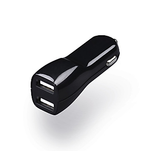 Hama Cargador USB para coche Duo, 2x USB, 2.4 A, negro Hama Cargador USB para coche Duo, 2x USB, 2.4 A, negro