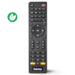 Hama Télécommande universelle 4-en-1 - Noir Hama Télécommande universelle 4-en-1 - Noir