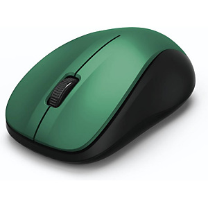Hama MW-300 Ratón óptico inalámbrico, verde y negro Hama MW-300 Ratón óptico inalámbrico, verde y negro
