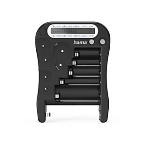 Hama Testeur de piles et de batteries multiformats universel - 13 types différents - Noir Hama Testeur de piles et de batteries multiformats universel - 13 types différents - Noir