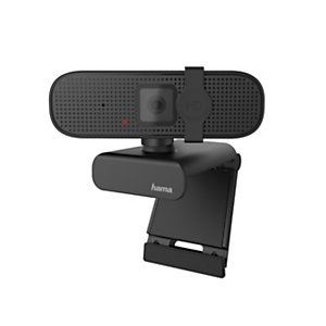 HAMA Webcam 1080P HD - Microphone intégré - Filaire USB-A - Noire