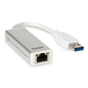 HAMLET Adattatore da USB 3.0 a LAN 10/100/Gigabit