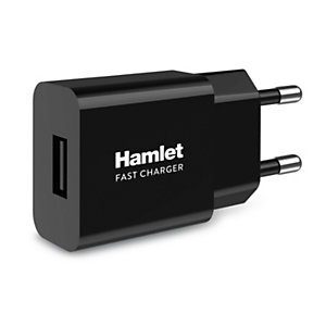 HAMLET Alimentatore da parete USB Fast Charger, 2.1A  10.5 W