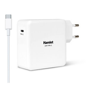 HAMLET Alimentatore Notebook USB-C Power Delivery 3.0 61W