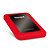 HAMLET, Box vuoti per hard disk, Box 2 5 usb3.0 rugged mirror red, HXD25U3MRD - 3