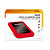HAMLET, Box vuoti per hard disk, Box 2 5 usb3.0 rugged mirror red, HXD25U3MRD - 5