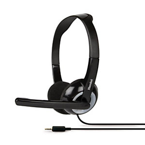 HAMLET Cuffia a filo con microfono Smart Headset HHEADMJJ, Stereo, Connessione Jack singolo 3,5 mm, Nero