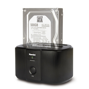 HAMLET HXDD2535 Docking Station per Hard Disk 2,5" e 3,5", USB 3.0, Single bay, Nero HAMLET HXDD2535 Docking Station per Hard Disk 2,5" e 3,5", USB 3.0, Single bay, Nero