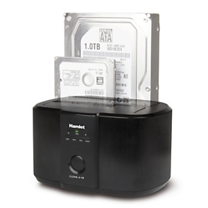HAMLET HXDD2535CLN Docking Station per Hard Disk 2,5" e 3,5", USB 3.0, Dual bay, Nero HAMLET HXDD2535CLN Docking Station per Hard Disk 2,5" e 3,5", USB 3.0, Dual bay, Nero