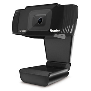 HAMLET Webcam USB HWCAM1080 con microfono, Risoluzione 1080P Full HD