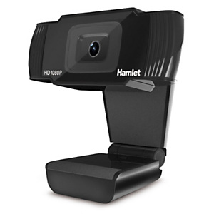 HAMLET Webcam USB HWCAM1080 con microfono, Risoluzione 1080P Full HD HAMLET Webcam USB HWCAM1080 con microfono, Risoluzione 1080P Full HD