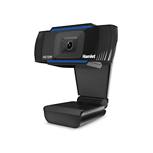 HAMLET Webcam USB HWCAM720 con microfono, Risoluzione 720P HD HAMLET Webcam USB HWCAM720 con microfono, Risoluzione 720P HD