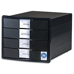 HAN Module classement IMPULS KARMA 4 tiroirs. En PS recyclé. Ange Bleu. Dim (lxhxp): 28x23,5x36,7cm. Noir HAN Module classement IMPULS KARMA 4 tiroirs. En PS recyclé. Ange Bleu. Dim (lxhxp): 28x23,5x36,7cm. Noir