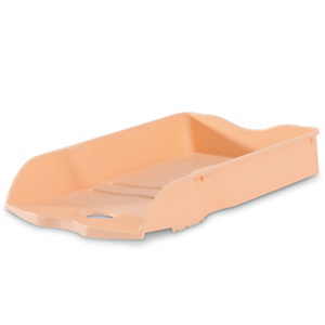HAN Portacorrispondenza Re-LOOP, DIN A4/C4, 100% PP riciclato, Impilabile, Arancione Pastello HAN Portacorrispondenza Re-LOOP, DIN A4/C4, 100% PP riciclato, Impilabile, Arancione Pastello