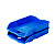 Han Vaschetta portacorrispondenza Linea Reloop, Formati A4/C4, Blu, 35 x 25 x 5,5 cm - 2