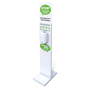 Hand sanitiser floor standing unit Hand sanitiser floor standing unit