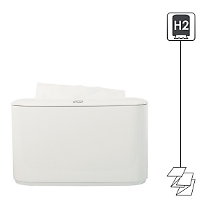 Handdoekdispenser draagbaar Tork H2 wit