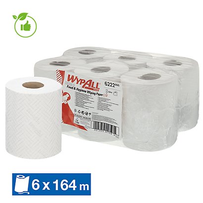 Handdoekrollen met centrale afrolling WypAll L10 6222, set van 6 - 1