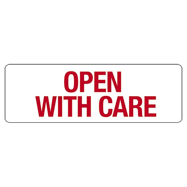 Handling instruction packaging labels - 4