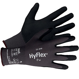 Handschoenen voor verwerking Ansell Hyflex 11-840 maat 10, set van 12 paar