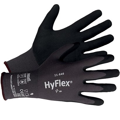 Handschoenen voor verwerking Ansell Hyflex 11-840 maat 10, set van 12 paar - 1