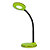 HANSA Lampe LED Splash Kiwi,avec variateur. Dim. Tête D10,5 cm, bras flexible H32 cm, socle D13 cm - 1