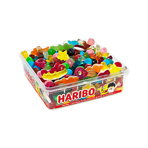 Haribo Happy Life assortiment de bonbons parfums fruités - Boîte de 700g Haribo Happy Life assortiment de bonbons parfums fruités - Boîte de 700g