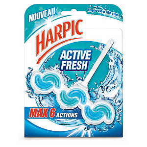 Harpic Bloc WC active fresh - parfum marin Harpic Bloc WC active fresh - parfum marin