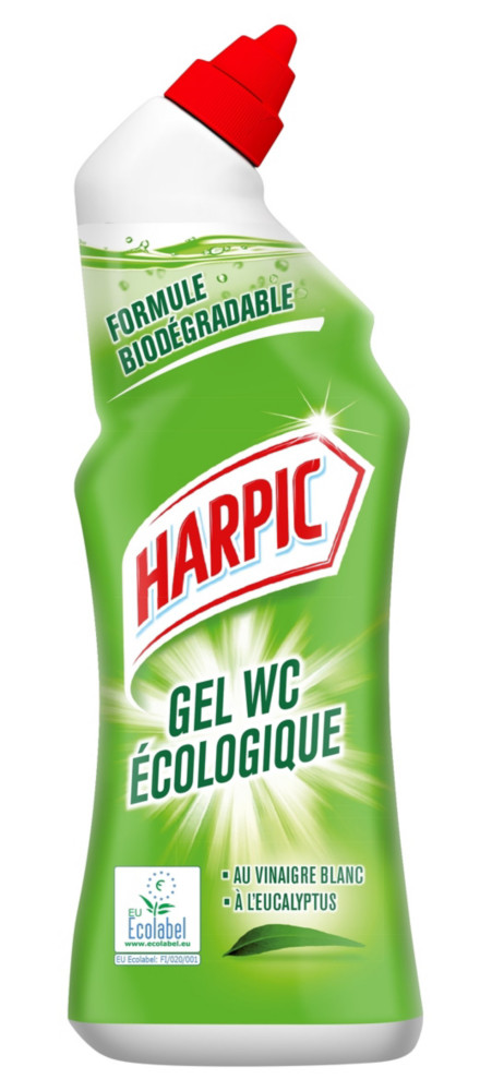 Harpic Gel WC écologique senteur Eucalyptus - Flacon de 750 ml