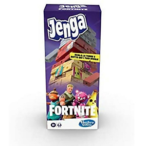 Hasbro, Giochi di società, Jenga fortnite, E9480103 Hasbro, Giochi di società, Jenga fortnite, E9480103