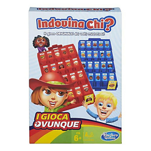 Hasbro, Giochi di società, Travel indovina chi, B1204103 Hasbro, Giochi di società, Travel indovina chi, B1204103