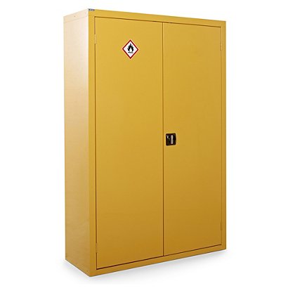 Hazardous storage cabinet, 3 shelves, 1800x1200x460mm - 1