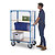 Heavy duty distribution trolley with plywood shelves - 3