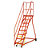 Heavy duty mobile safety steps 11 rubber tread - 1