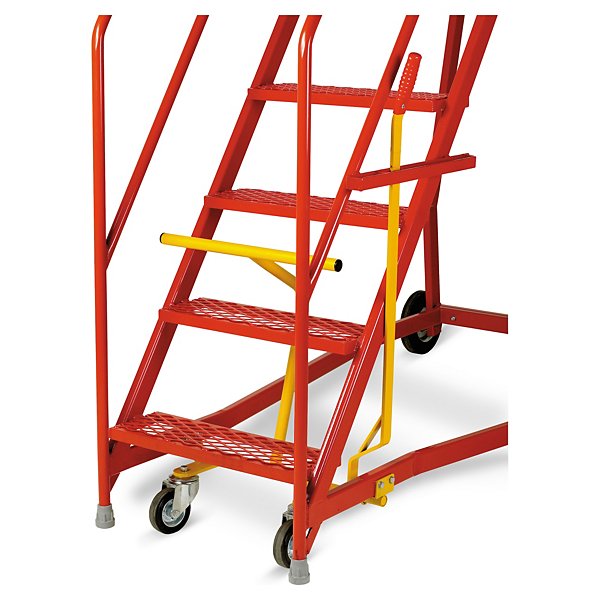 Heavy duty mobile safety steps 12 rubber tread - 2