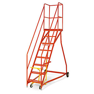 Heavy duty mobile safety steps