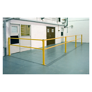 Heavy duty pedestrian barrier system