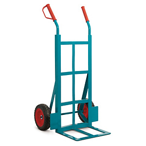 Heavy duty sack truck, angle iron