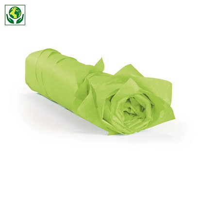 Hedvábný papír v balení, 50x75cm, zelený | RAJA - 1