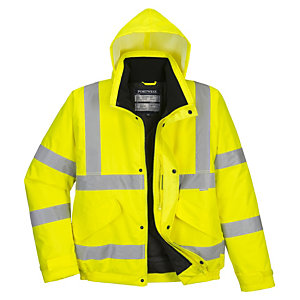 Hi-Vis Winter Bomber Jacket – Yellow