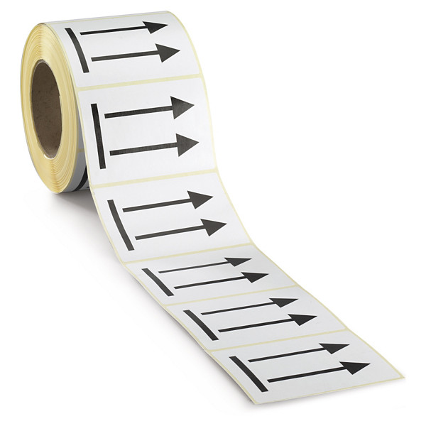 Hinweisetikett "Doppelpfeil"