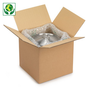Hnědé klopové krabice z pětivrstvé vlnité lepenky RAJABOX, od 500 do 650 mm Hnědé klopové krabice z pětivrstvé vlnité lepenky RAJABOX, od 500 do 650 mm