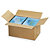 Hnědé klopové krabice z třívrstvé vlnité lepenky, paletovatelné | RAJA - 2