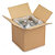 Hnedé klopové krabice so štvorcovým dnom, 5VVL | RAJA - 1