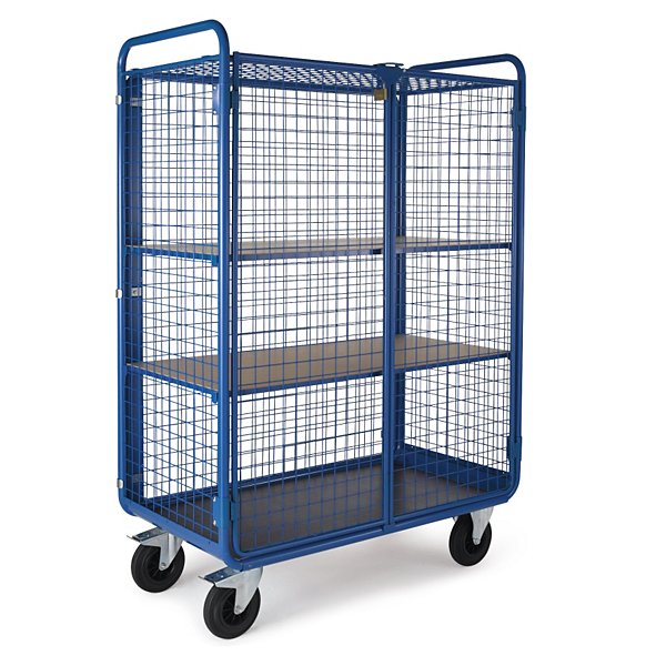 Hoge etagewagen met 3 gesloten wanden - 3