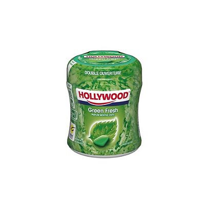 HOLLYWOOD Easy Box chewing-gum Green Fresh sans sucre - boîte de 60